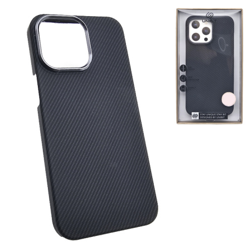 Чехол-крышка #28 unibit (magsafe) для iphone 13 pro max carbone small черный