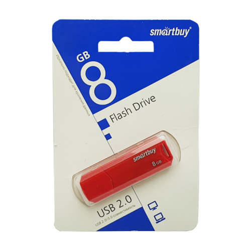 8gb usb smartbuy clue красный