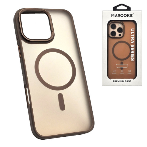Чехол-крышка marooke m07 с подставкой на камеру для iphone 16 pro пустынный титан