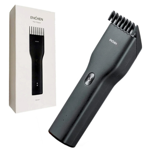 Машинка для стрижки xiaomi enchen boost hair trimmer black (1037)