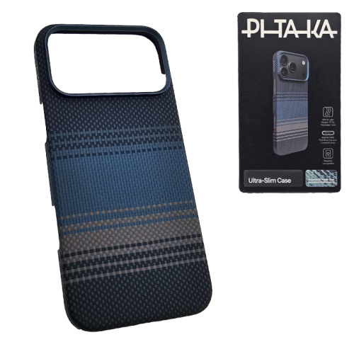 Чехол-крышка #74 pitaka iphone 17 pro max monrise синяя