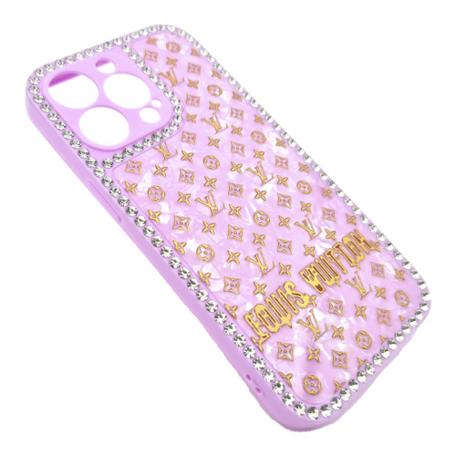 Чехол-силикон louis vuitton для iphone 13 pro max фиолетовый