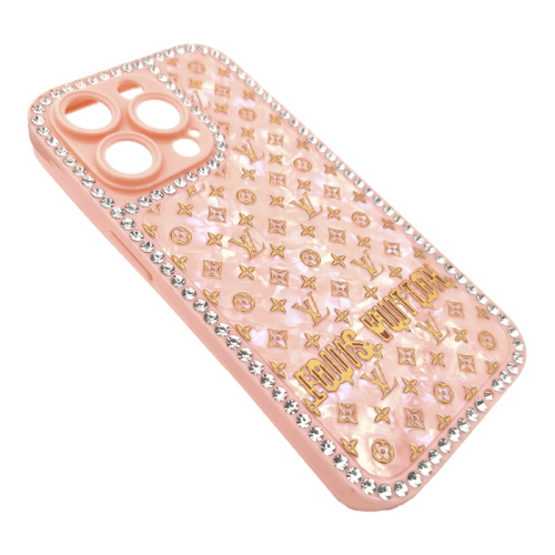 Чехол-силикон louis vuitton для iphone 14 pro светло-розовый