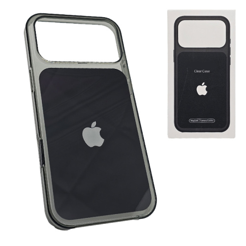 Чехол-крышка #77 clear case iphone 17 pro max черная