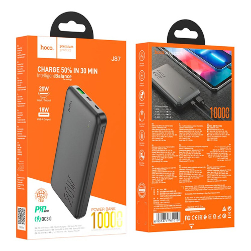 Пзу hoco j87 (10000mah) черный