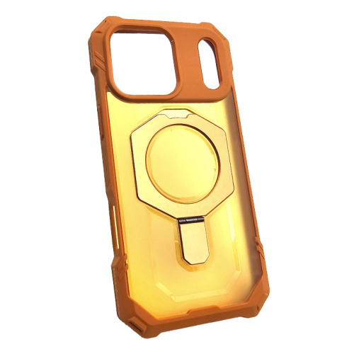 Чехол-крышка #27 (magsafe) с кольцом для iphone 17 pro оранжевый