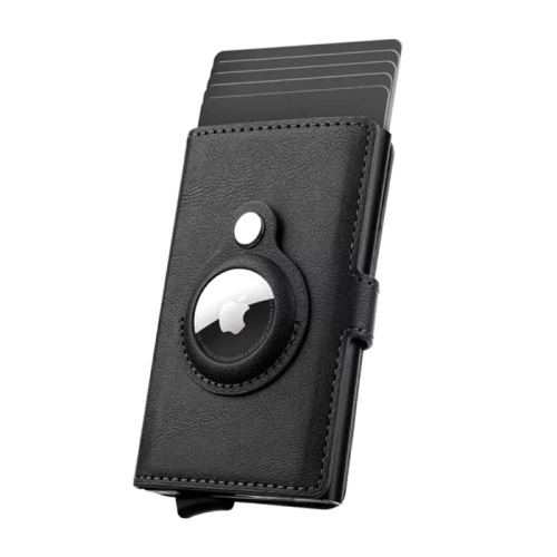 Кошелек с отсеком для airtag coteci 86010bk черный