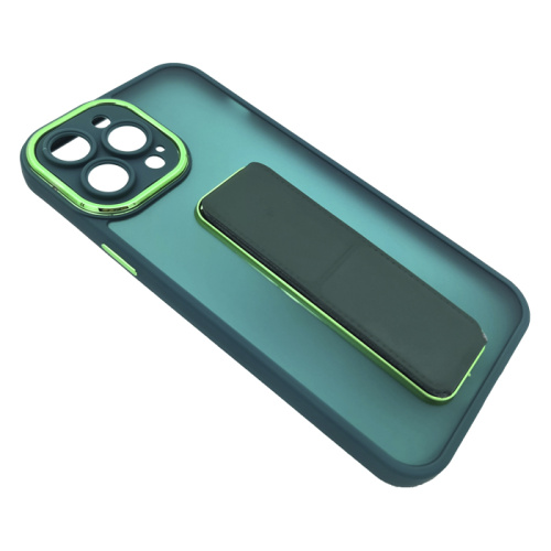 Чехол-крышка beauty с держателем для iphone 13pro max зеленый