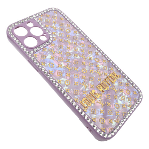 Чехол-силикон louis vuitton для iphone 12 pro max сиреневый