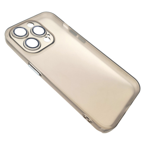 Чехол-силикон fashion anti fall матовые для iphone 14 pro max черный