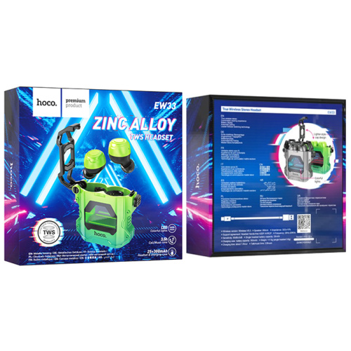 Hoco tws ew33 зеленые