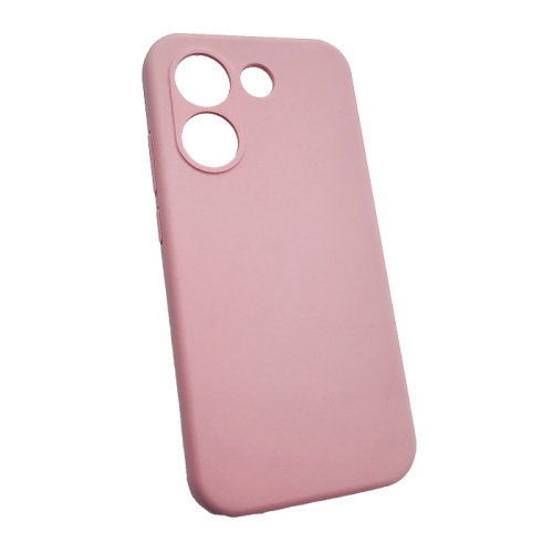 Чехол-крышка #80 silicone case xiaomi poco x8 pro 5g светло-розовый
