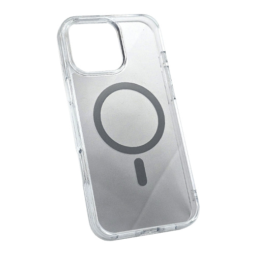 Чехол-крышка case #001 magsafe для iphone 16 pro max серый