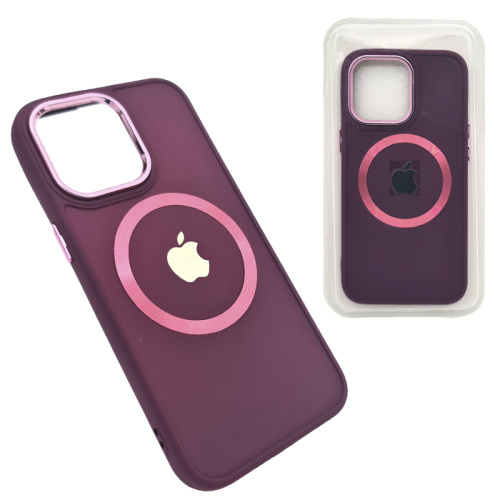 Чехол-крышка beauty magnetic для iphone 13 pro бордовый