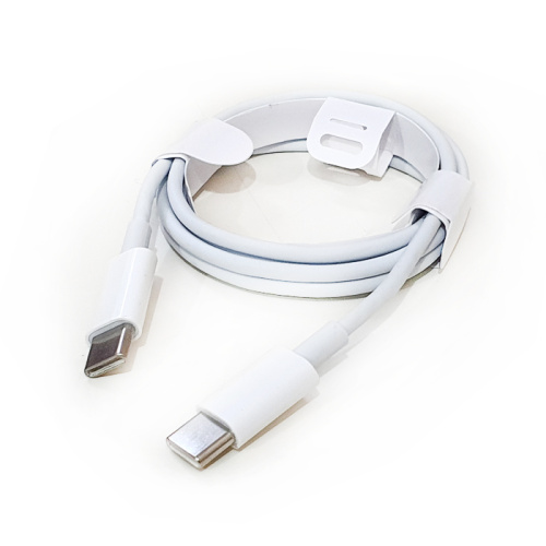 Кабель type-c на type-c aaa без упаковки белый (r)