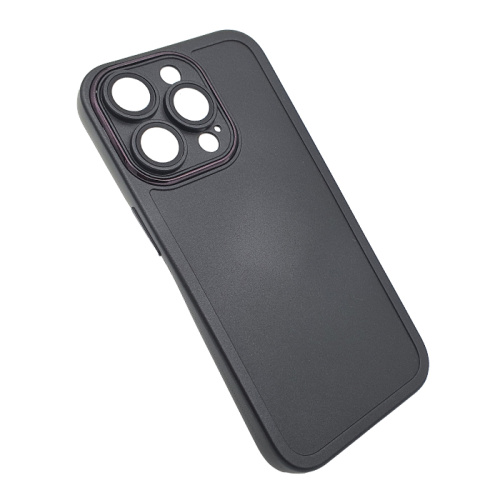 Чехол-силикон ycaden meta с закрытой камерой для iphone 14 pro черный