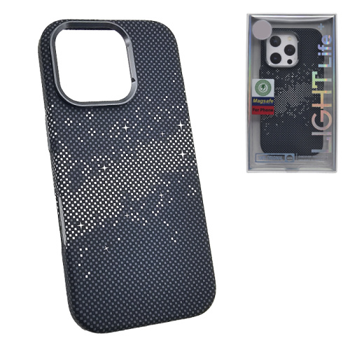 Чехол-крышка #47 light pixel star (magsafe) для iphone 16 pro черный