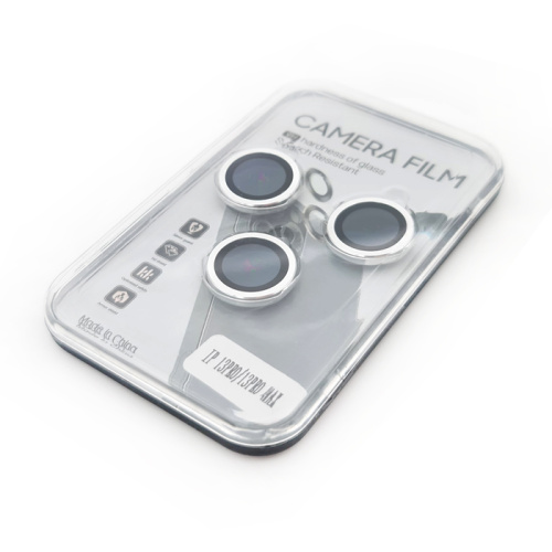 Стекло защитное на камеру camera film 12 pro max (6.7) в упаковке серебристое