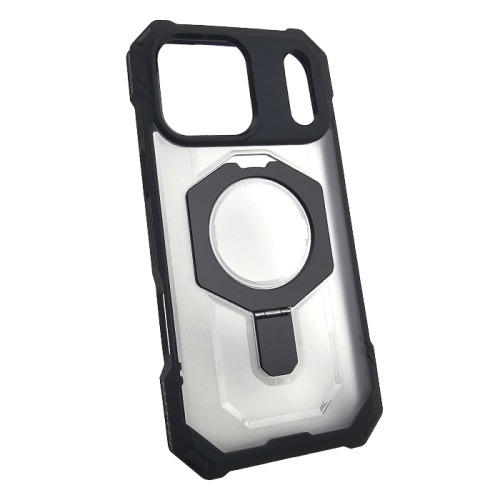 Чехол-крышка #27 (magsafe) с кольцом для iphone 17 pro черный