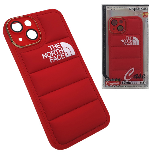 Чехол-силикон the north face chao для iphone 14 красный