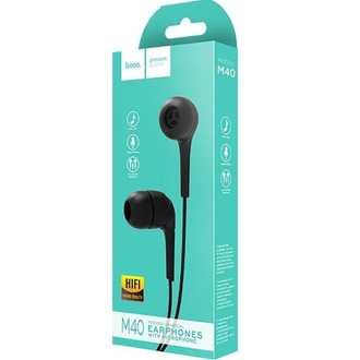 H/f (3.5mm) hoco m40 с микрофоном черные