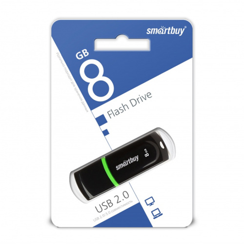 8gb usb smartbuy paean черная