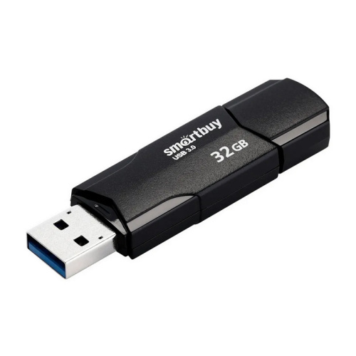 Usb 32gb* smartbuy clue черная