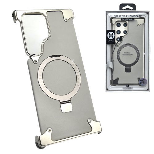 Чехол-крышка fanshi series oatsfbasf для Samsung s24 ultra под кожу белый