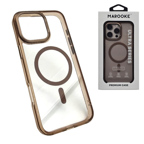 Чехол-крышка marooke m10 ultra series magsafe для iphone 16 pro золотой