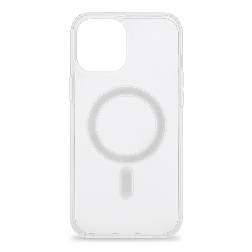 Чехол-силикон #62 clear case magsafe (magnetic) для iphone 14 max (6.7) прозрачный 
