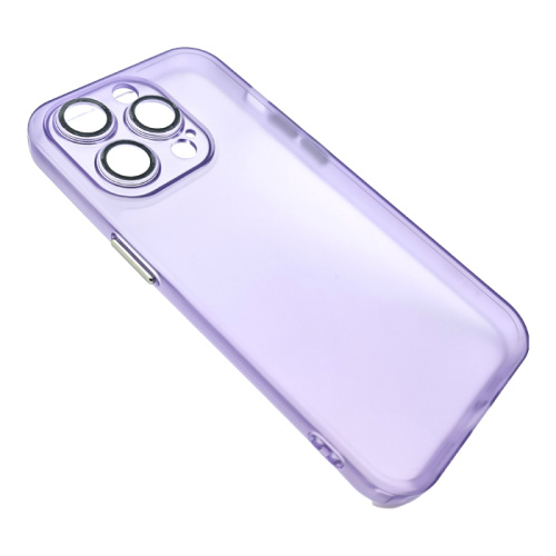 Чехол-силикон fashion anti fall матовые для iphone 14 pro фиолетовые