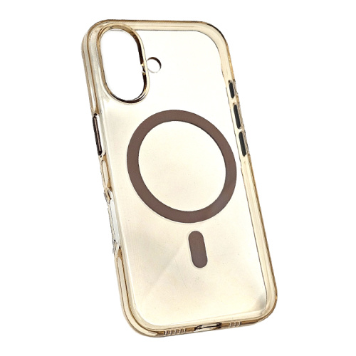 Чехол-крышка case #005 magsafe для iphone 16 gold