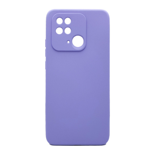 Чехол-силикон soft touch для xiaomi redmi 10c сиреневый