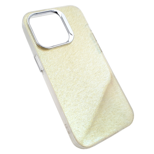 Чехол-крышка shine & glitters для iphone 14 pro желтый