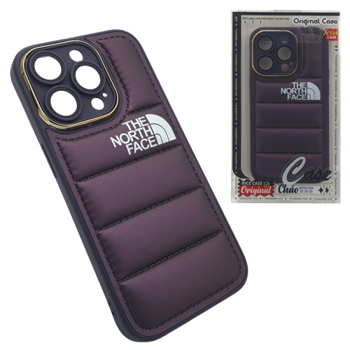 Чехол-силикон the north face chao для iphone 13 pro фиолетовый
