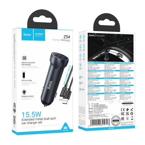 Азу hoco z54 (usb/type-c) 15.5w черный