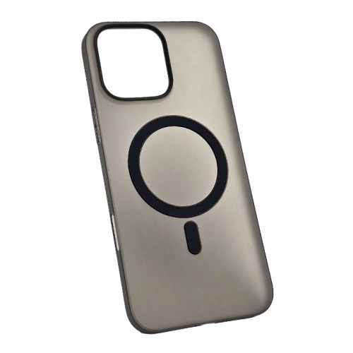 Чехол-крышка case #003 magsafe для iphone 16 pro черный (*)