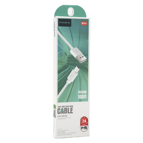 Кабель usb maimi m215 micro (2а) белый