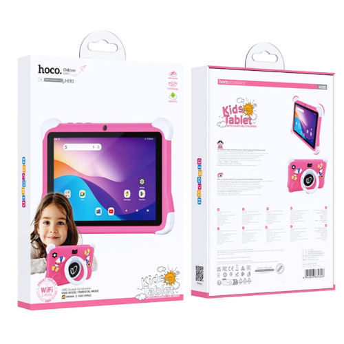 Детский планшет hoco hi10 3/32gb розовый 800*1280dpi