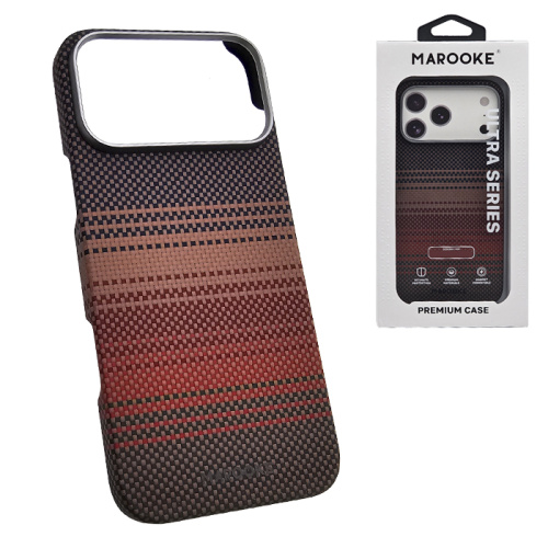 Чехол-крышка marooke m15 ultra series sunset для iphone 17 pro max коричневый