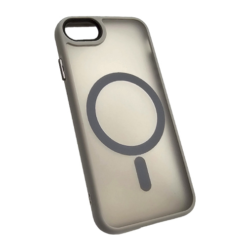 Чехол-крышка #83 magnetic collection mil-std для iphone 7/8/se серый