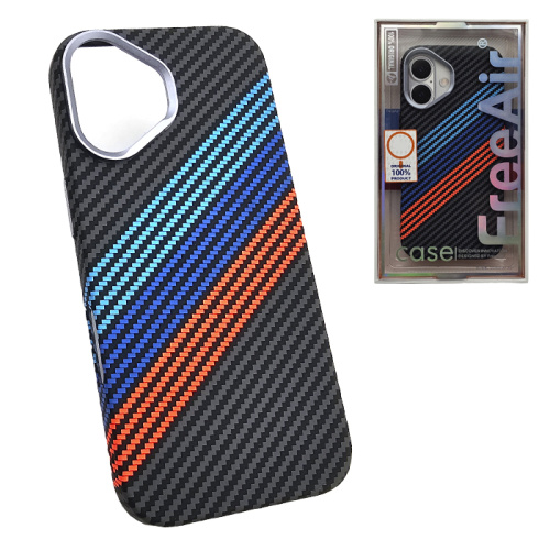 Чехол-крышка free air bmw carbone (magsafe) для iphone 17 черный