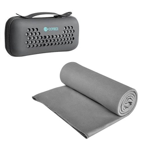 Полотенце микрофибра coteci quick drying 60x120 tr-049dg темно-серый