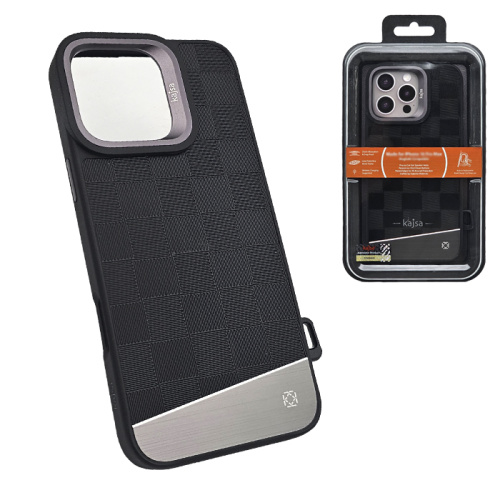 Чехол-крышка kajsa glamorous metallic imperial 2 для iphone 16 pro max черный