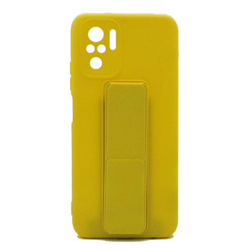Чехол силикон new stand case xiaomi redmi note10/note10s/poco m5s желтый