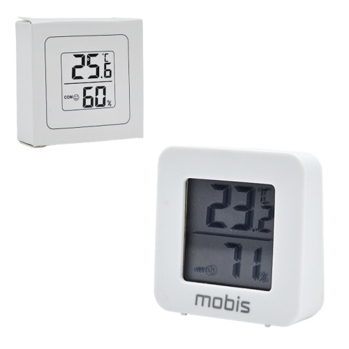 Термогигрометр mobis белый