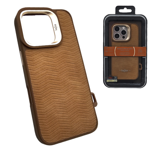 Чехол-крышка kajsa preppie matte wave для iphone 16 pro max brown