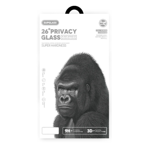 Стекло supglass sg/xc-12 (26 privacy coverage) Samsung s25ultra черное