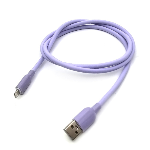Кабель usb sata x30 lightning фиолетовый