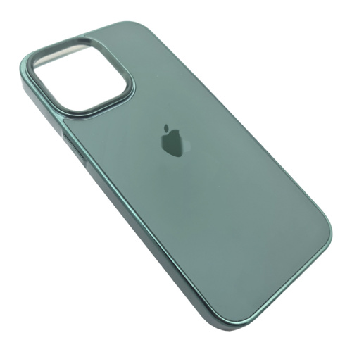 Чехол-силикон di матовый для iphone 14 pro зеленый